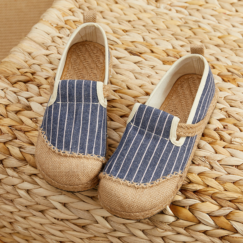 Careaymade-Women Striped Linen - Women'S Shoes Vegan review and price