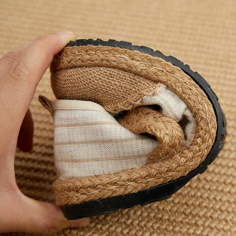 Careaymade-Women Striped Linen - Women'S Shoes Vegan review and price