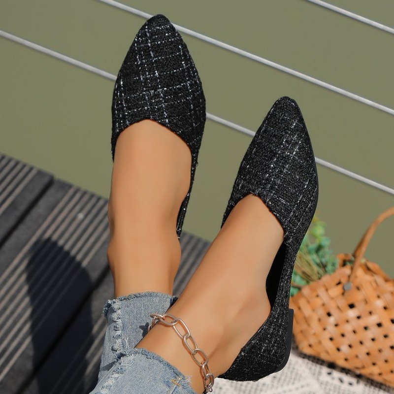 Large Size Single Shoe Women's - Pointed Toe Flat review and price