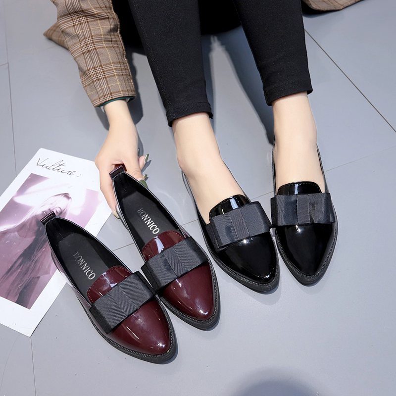 Black/ Wine Red Patent Leather - Women Shoes On Sale review and price