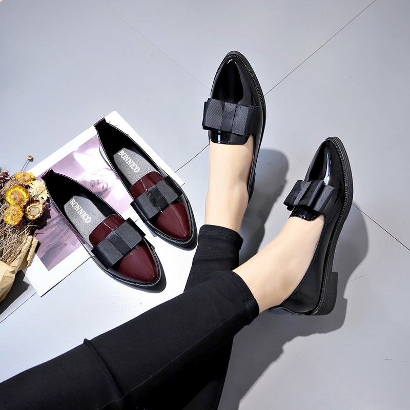 Black/ Wine Red Patent Leather - Women Shoes On Sale review and price