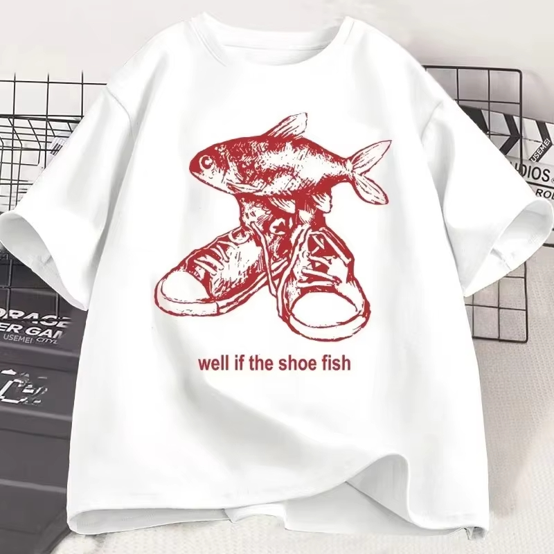 Shoe Fish Cursed T-Shirt Y2K T - Women'S Shoes In The 90S review and price