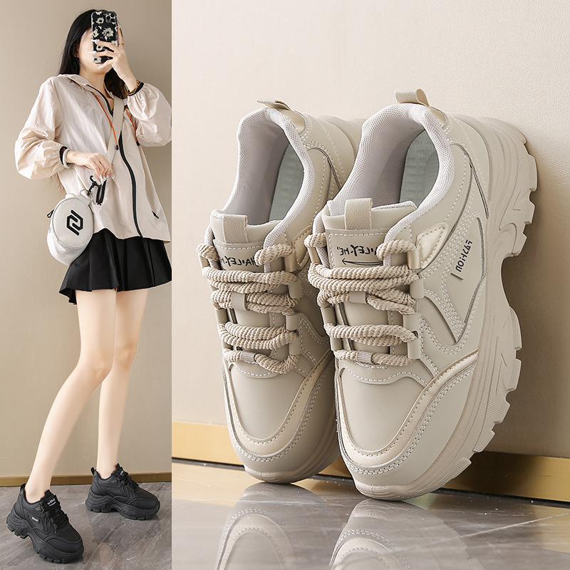 Women's Leather Low-Top Dad Sh - Women'S Shoes Running Sports review and price