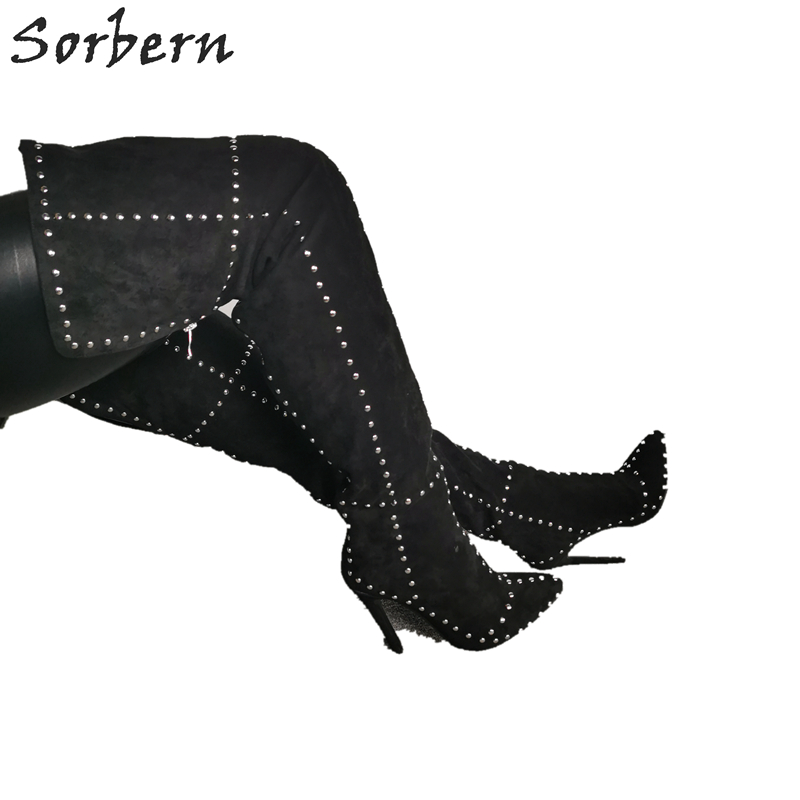 Sorbern Rivet Wide Fit Thigh B - Women'S Shoes Vegan review and price