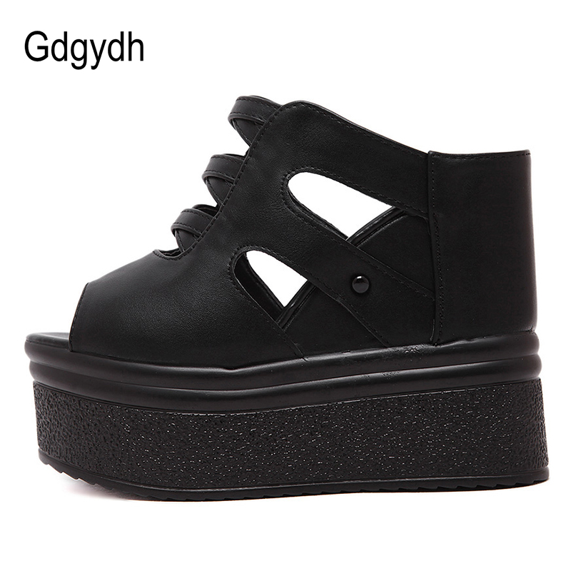Gdgydh Open Toe Platform Mules - Women'S Shoes Vegan review and price