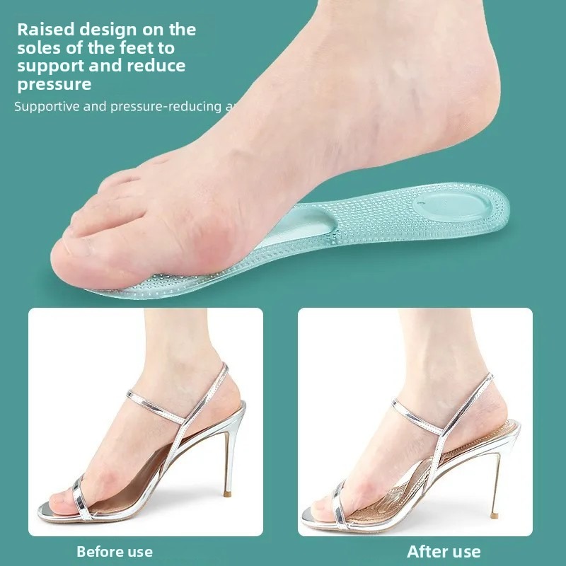 1 Pair Transparent Silicone Ar - Women'S Shoes High Arch Support review and price