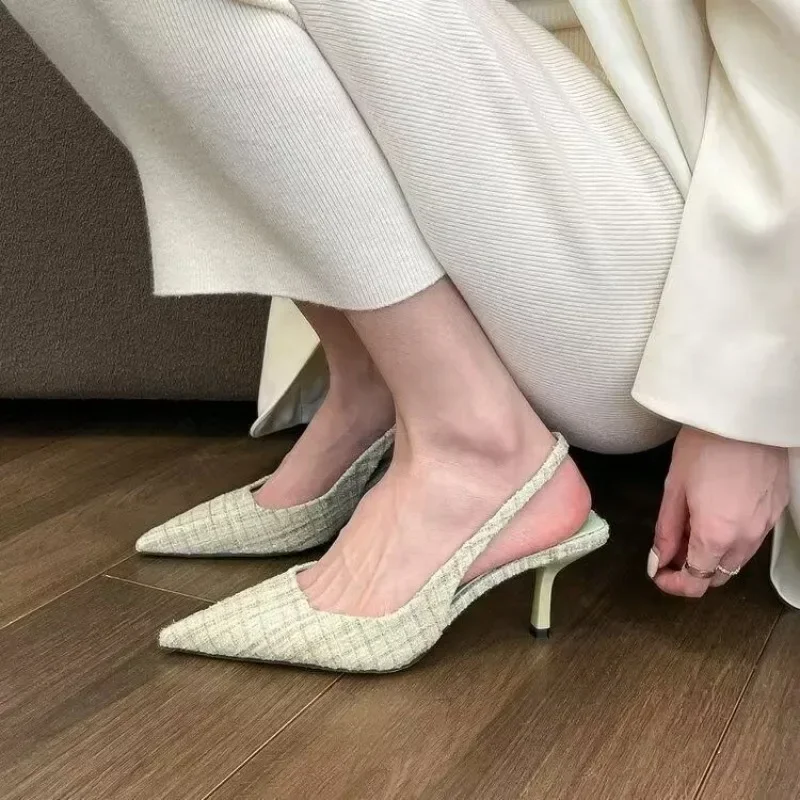 Fashion brand designed knitted - Pointed Toe Flat review and price