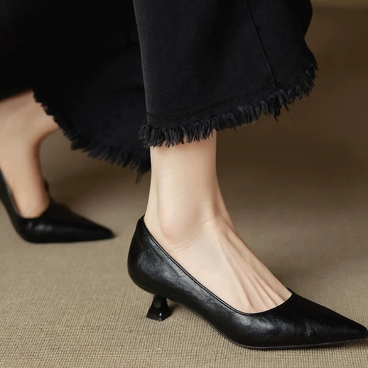 Simple Stiletto Single Shoes A - Women Shoes On Sale review and price