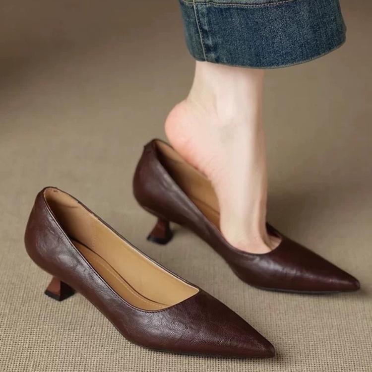 Simple Stiletto Single Shoes A - Women Shoes On Sale review and price
