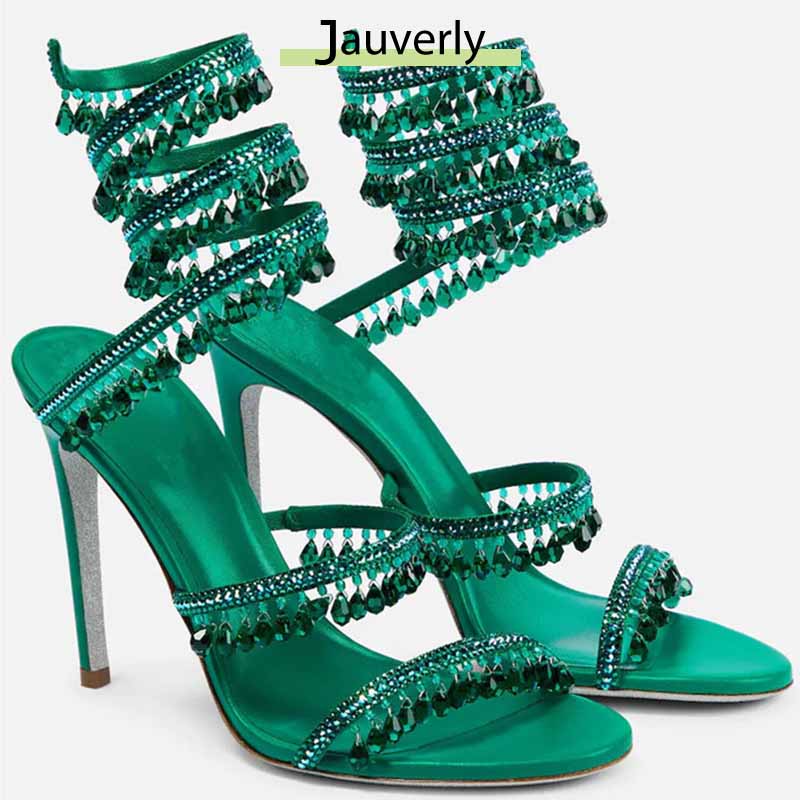 2026 Women's High Heels New Rh - Rhinestone Sandal Women review and price