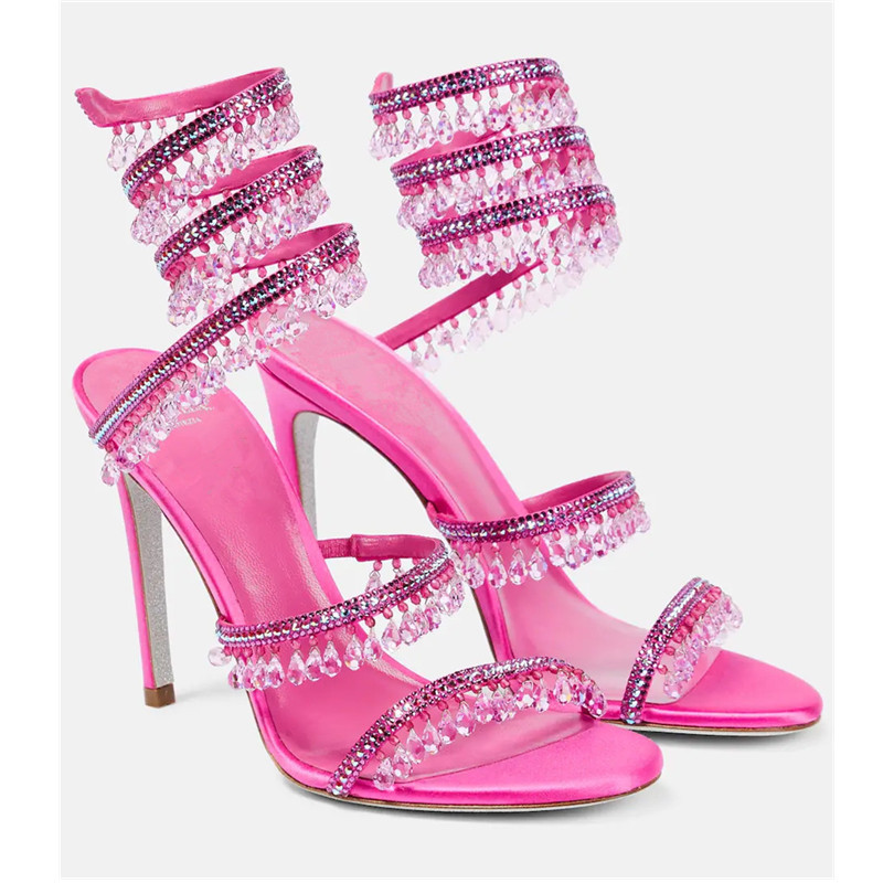 2026 Women's High Heels New Rh - Rhinestone Sandal Women review and price
