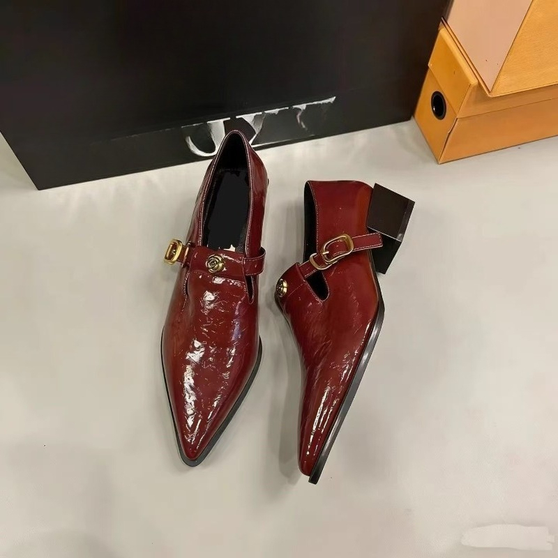 Flat-bottomed Thick-soled Poin - Pointed Toe Flat review and price