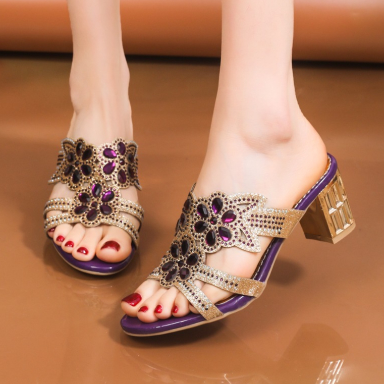 2026 New Rhinestone Decor Wome - Rhinestone Sandal Women review and price