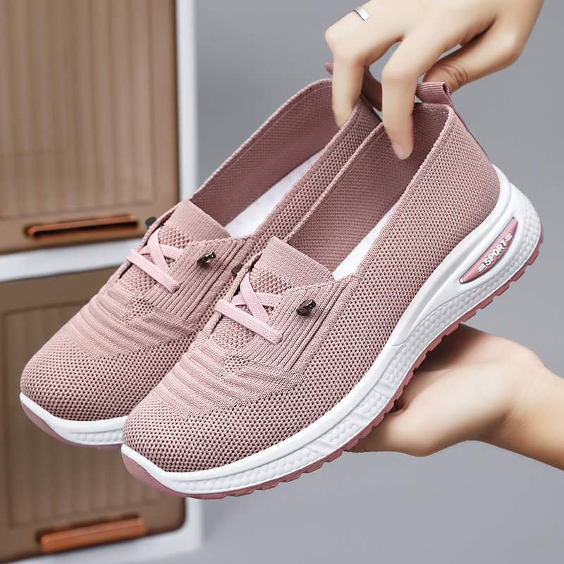 Women's Breathable Knitted Mes - Women Shoes Qc review and price