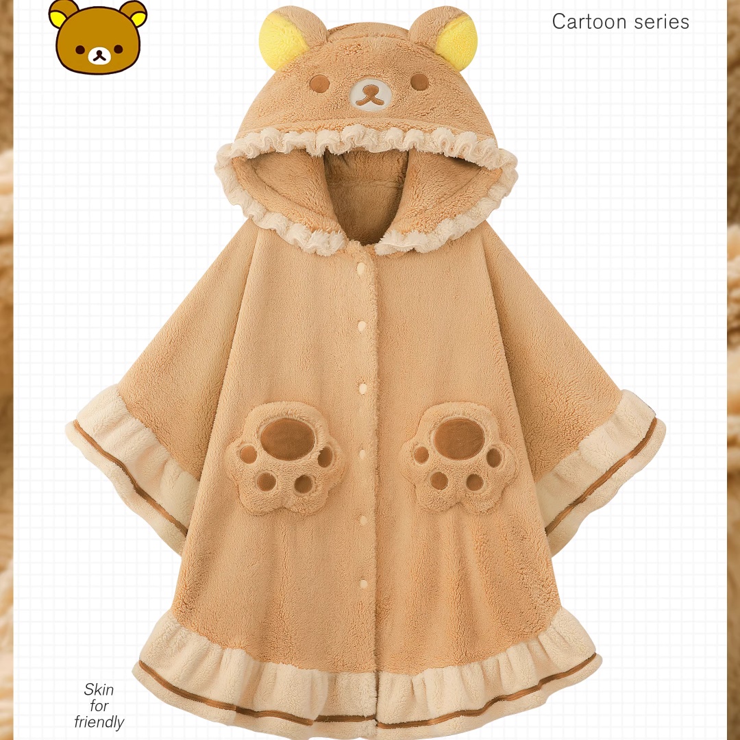 Rilakkuma Hooded Poncho Robe F - Women Shoes Xxl review and price