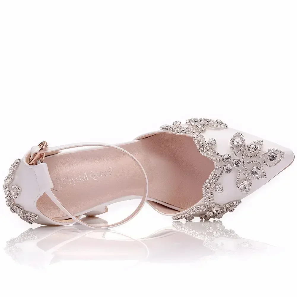 2026 Thick Heel Pointed Toe Sh - Rhinestone Sandal Women review and price