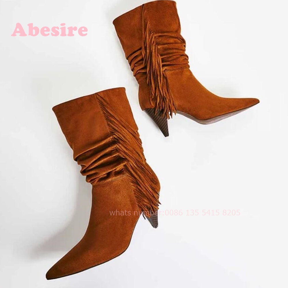 White Cone Heel Fringe Shoes V - Women'S Shoes Vegan review and price