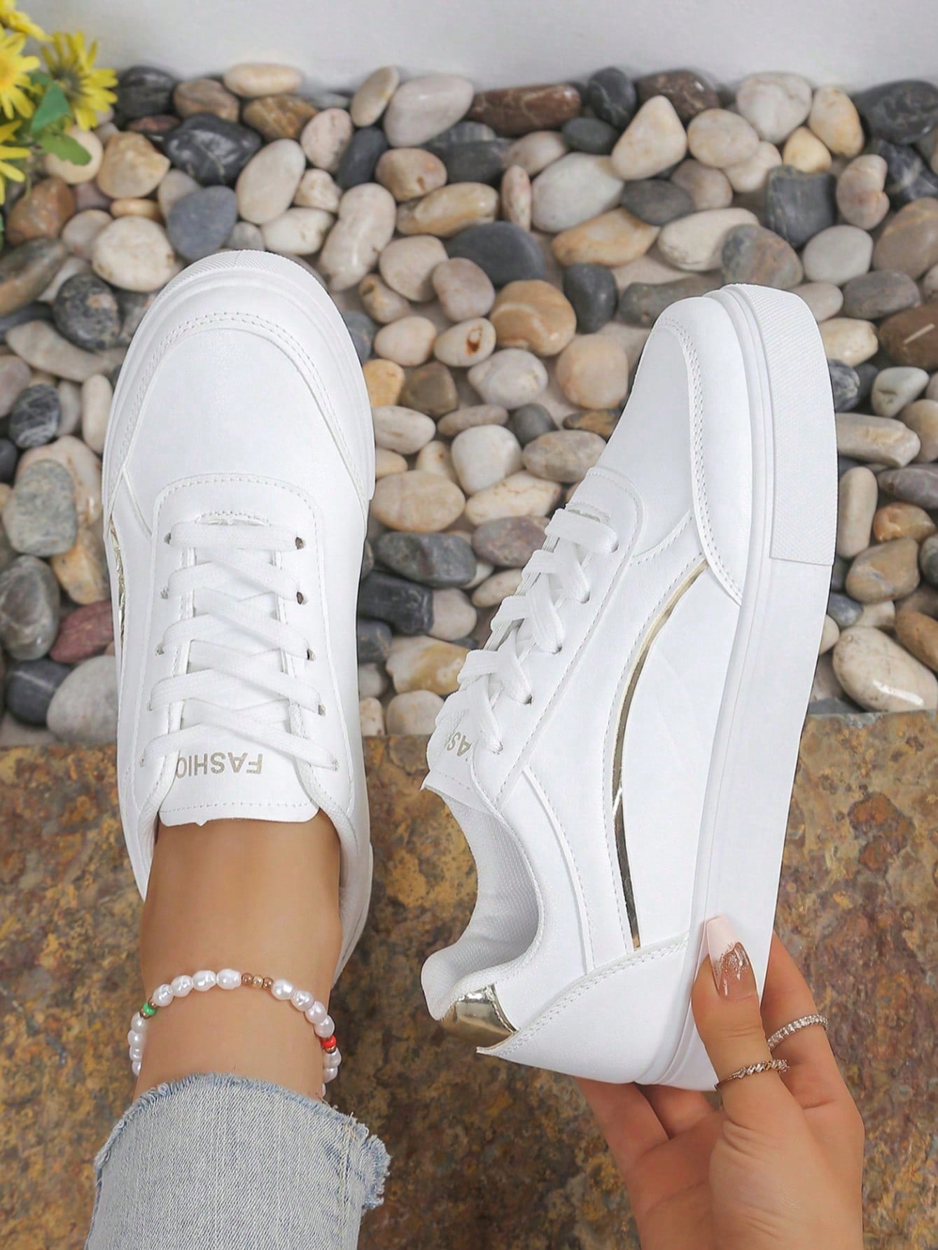 Women White Casual Sneakers, L - Women'S Shoes Hey Dude review and price