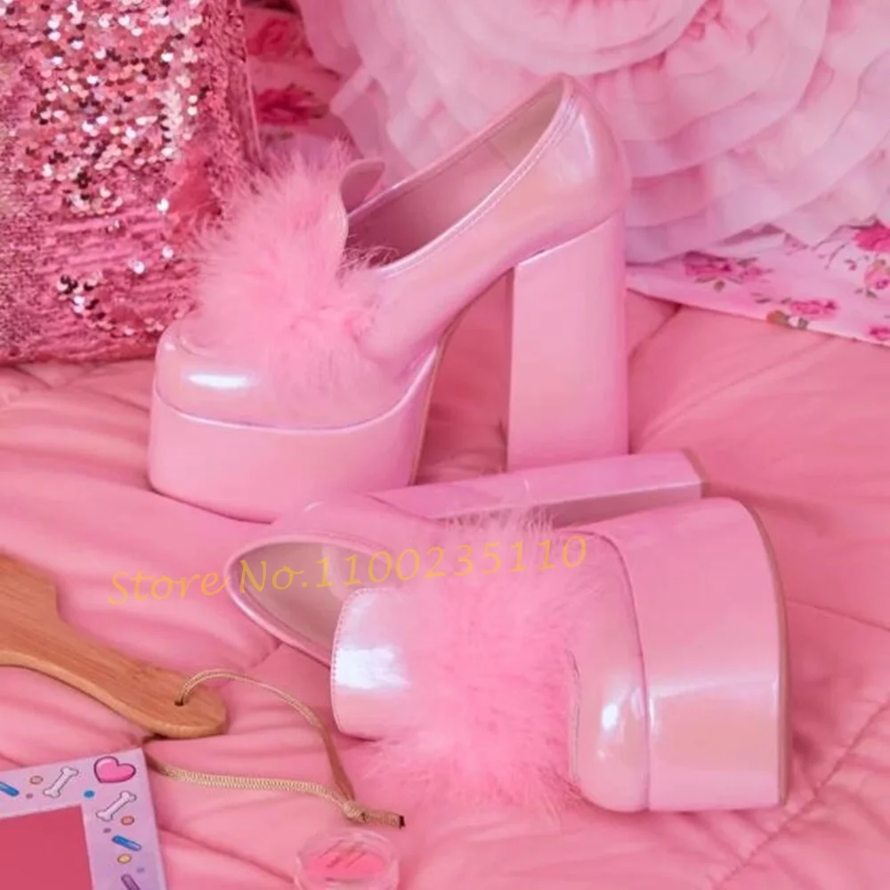 Pink Pom Platform Loafers Shoe - Women'S Shoes Vegan review and price