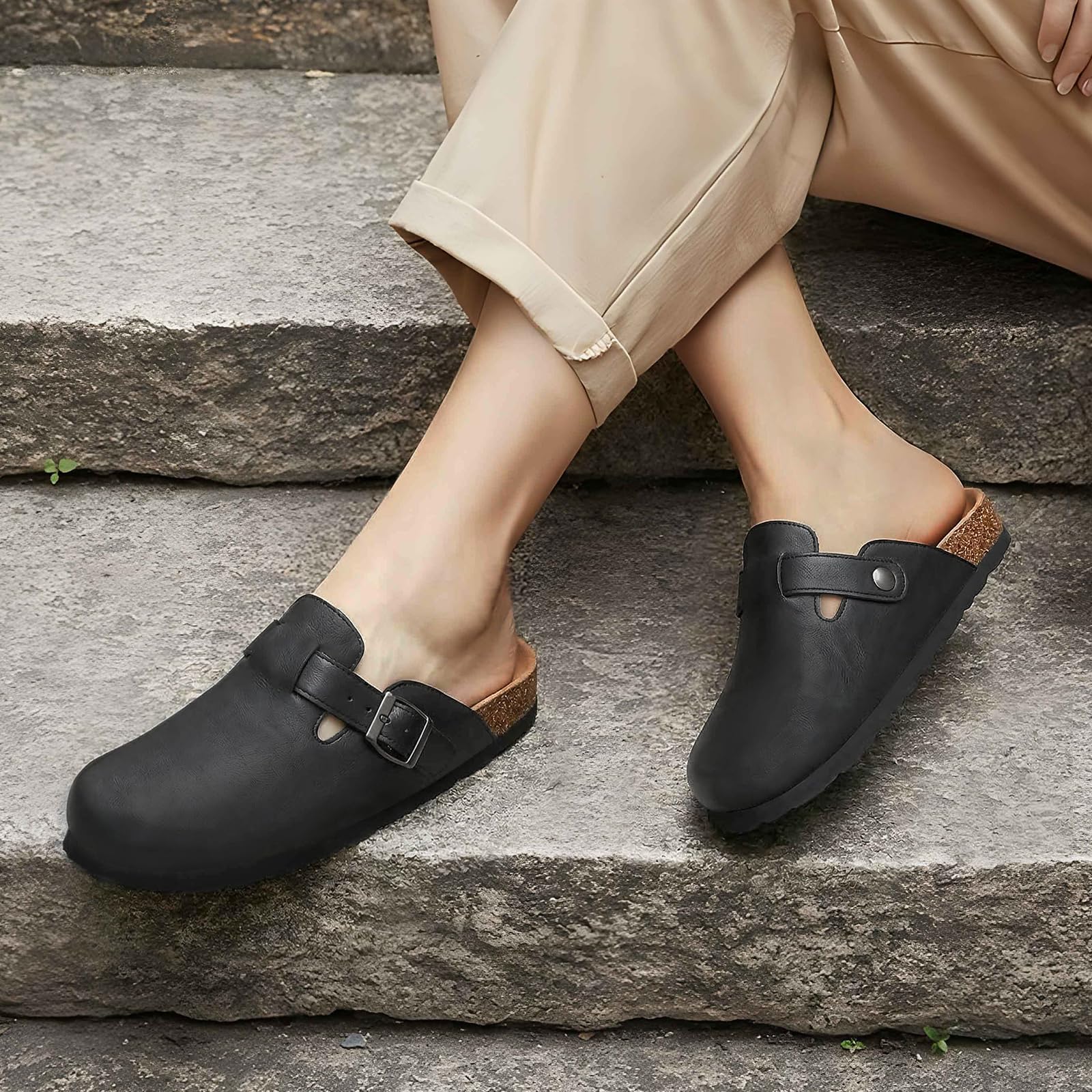Litfun Cork Footbed Clogs Vega - Women'S Shoes Vegan review and price