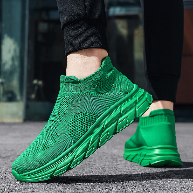 Fashion Green Men Sock Sneaker - Women Shoes Qc review and price