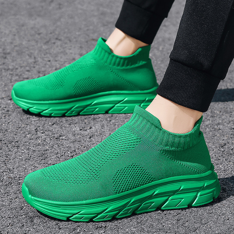 Fashion Green Men Sock Sneaker - Women Shoes Qc review and price