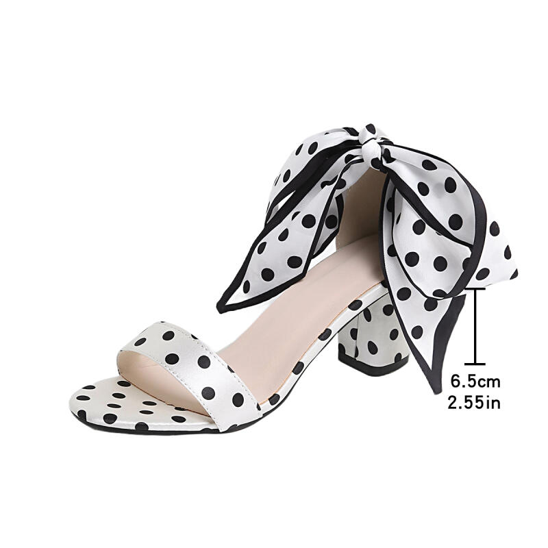 Vintage Black White Polka Dots - Women'S Shoes In The 90S review and price