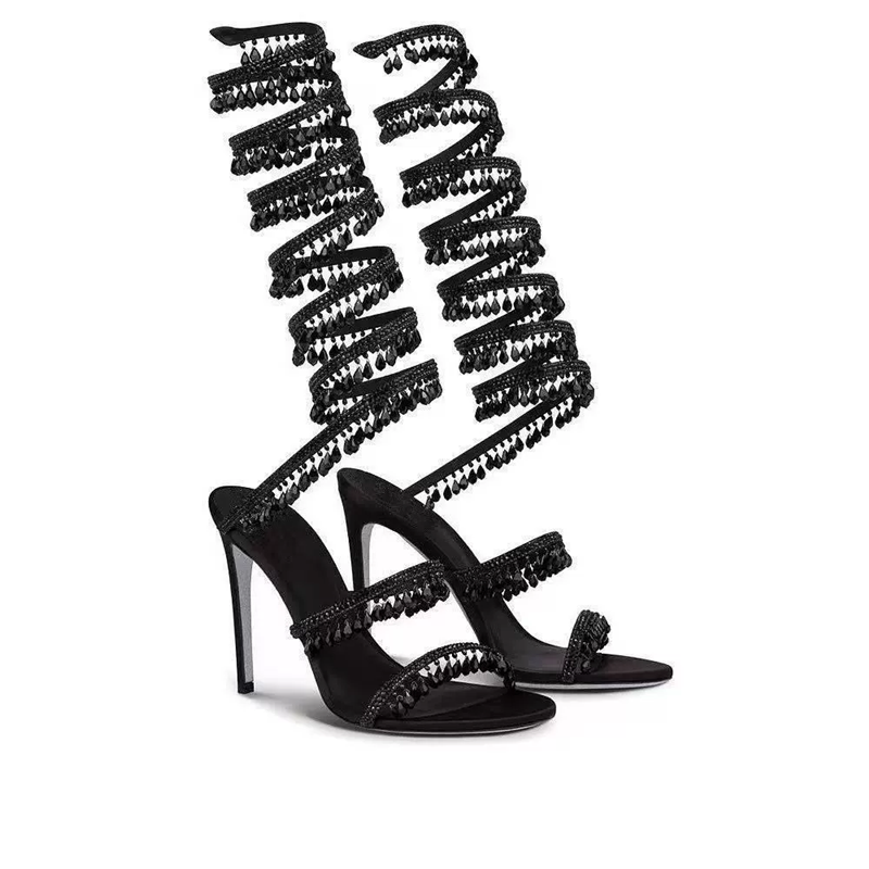 Thin high-heeled sandals summe - Rhinestone Sandal Women review and price
