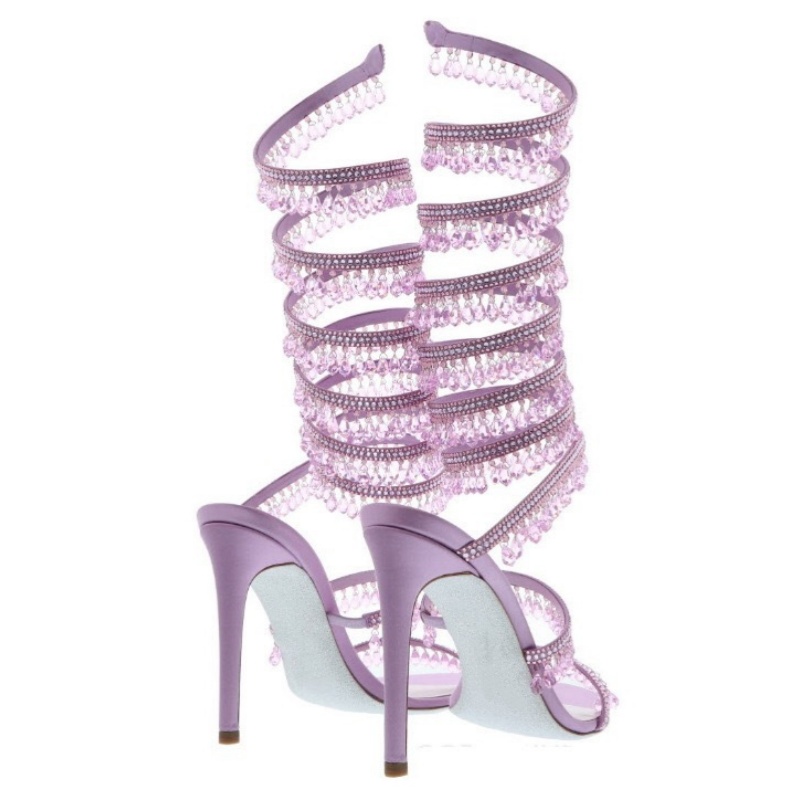 Thin high-heeled sandals summe - Rhinestone Sandal Women review and price