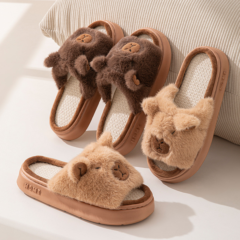 Hemp Cartoon Women's Slippers  - Women Shoes On Sale review and price