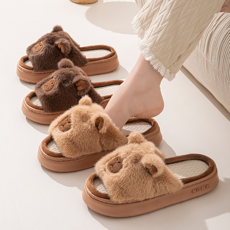 Hemp Cartoon Women's Slippers  - Women Shoes On Sale review and price