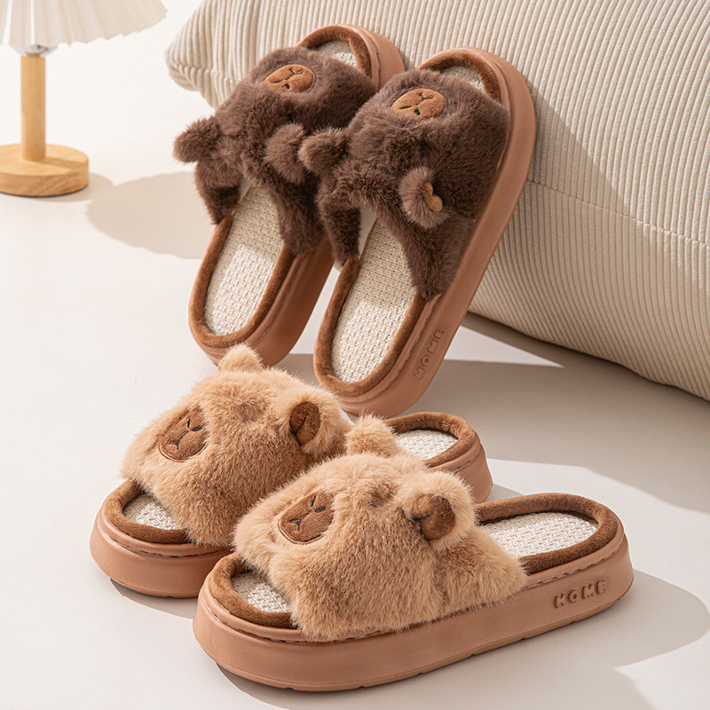 Hemp Cartoon Women's Slippers  - Women Shoes On Sale review and price