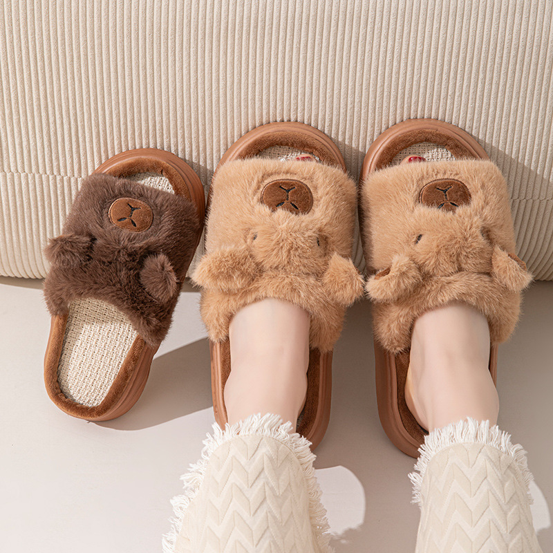 Hemp Cartoon Women's Slippers  - Women Shoes On Sale review and price