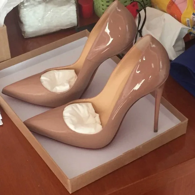 New 12cm Lacquer Leather Sexy  - Patent Leather Pump review and price